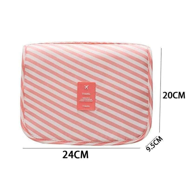 Planet Gates Beige Waterproof Women Makeup Bag Large Travel Beauty Cosmetic Bag Trip Organizer Case Necessaries Make Up Toiletry Bag