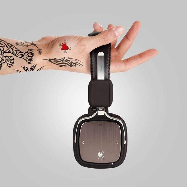 Planet Gates Beige Wireless Headphones Foldable Bluetooth 4.1 Headphones 500mAH Wireless/Wired Sport Stereo Headset With Mic For Smartphone