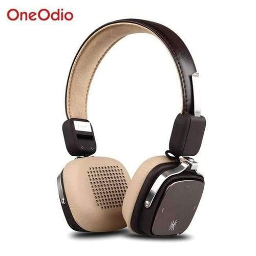 Planet Gates Beige Wireless Headphones Foldable Bluetooth 4.1 Headphones 500mAH Wireless/Wired Sport Stereo Headset With Mic For Smartphone