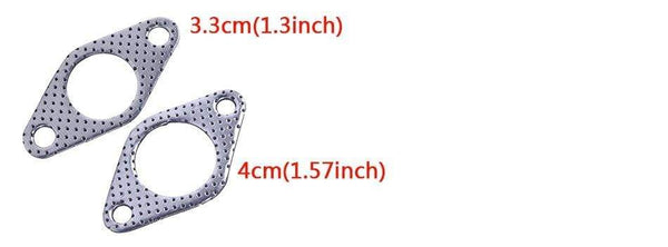 Planet Gates beler 33mm 40mm Wastegate Gasket Car Accessories Fit For Tial WG Dump Tube Pipe Turbo Smart XS 2 Hole