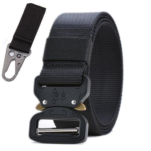 Military Nylon Belt Men Army Style Belt Automatic Metal Buckle Cinturon Quality SWAT Waist Strap Hunting - Planet Gates