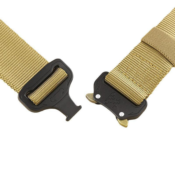 Planet Gates Belt and belt buckle / 110cm Tactical Belt Army Survival Nylon Belt Men SWAT Heavy Duty Molle Equipment Carrying Metal Buckle