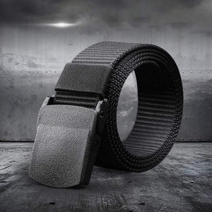 Belt Long Plastic Buckle Waist Webbing Canvas Wide Military Training Nylon Tactical Belts For Men Jeans No Metal