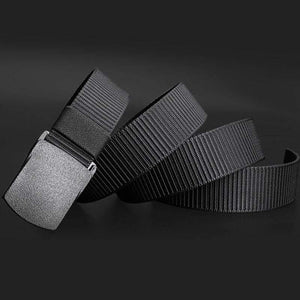 Belt Long Plastic Buckle Waist Webbing Canvas Wide Military Training Nylon Tactical Belts For Men Jeans No Metal