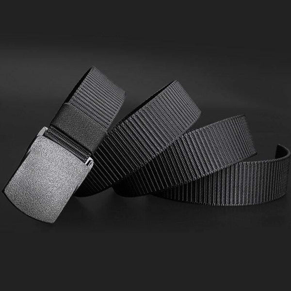 Belt Long Plastic Buckle Waist Webbing Canvas Wide Military Training Nylon Tactical Belts For Men Jeans No Metal