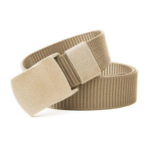Belt Long Plastic Buckle Waist Webbing Canvas Wide Military Training Nylon Tactical Belts For Men Jeans No Metal