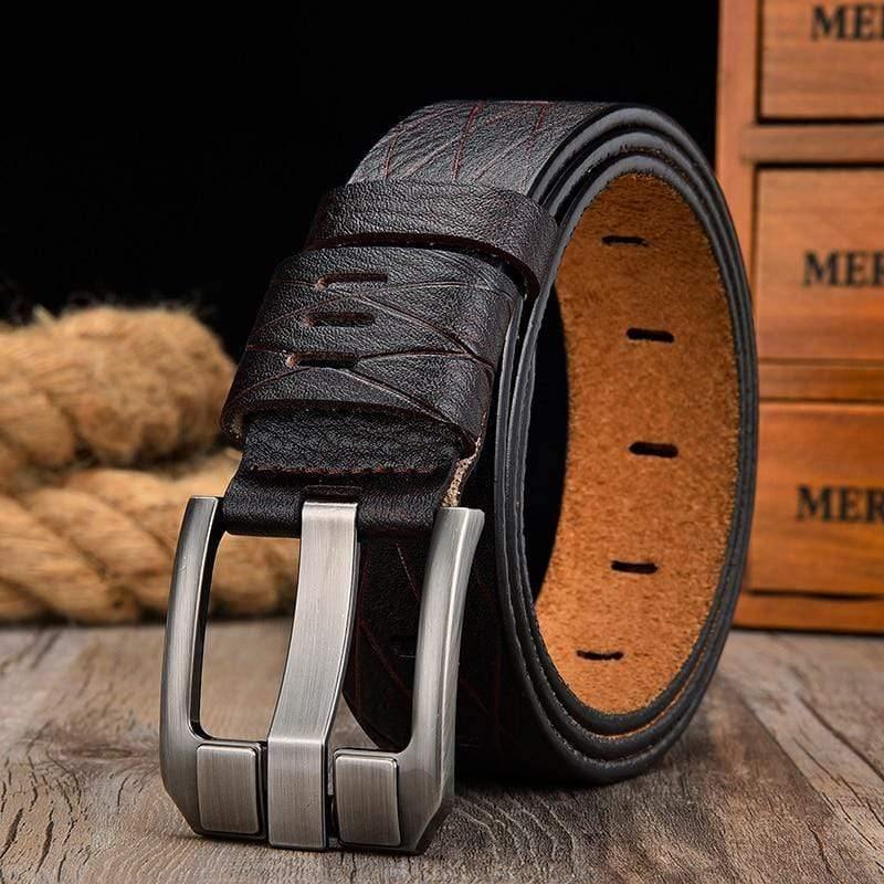 Belt Male Leather Belt Men Strap Male Genuine Leather Luxury Pin Buckle Belts For Men Belt Cummerbunds Ceinture Homme