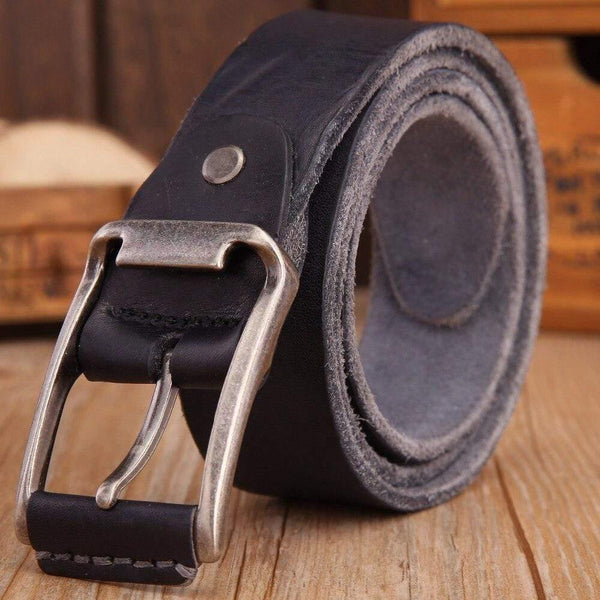Belt Men High Quality Luxury 100% Real Cowhide Full Grain Genuine Leather Camel Cowboy 3.8 Cm Masculine Soft