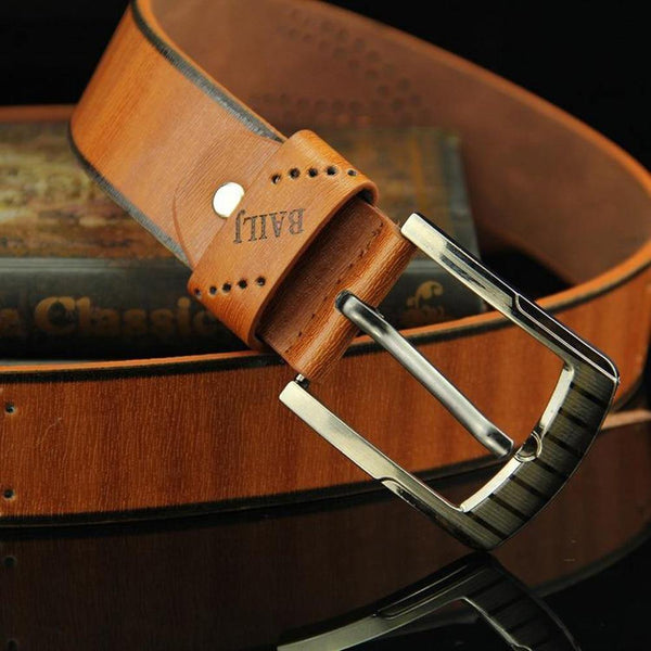 Belt Waist Leather Man Belts Hot Men Casual Faux Leather Hollow Waistband Waist Belt Business Gift