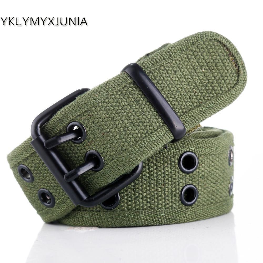 Planet Gates Belt  Wholesale Canvas Men's Belt Double Pin Buckle Waistband For Men Canvas Belts Fashion belts