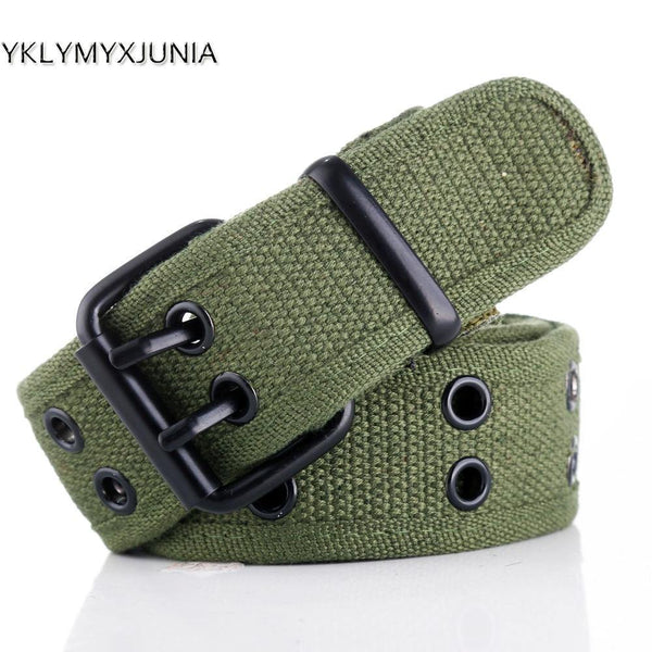 Planet Gates Belt  Wholesale Canvas Men's Belt Double Pin Buckle Waistband For Men Canvas Belts Fashion belts