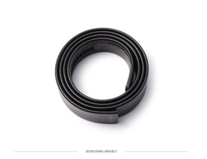 Planet Gates Belts For Men Genuine Leather Cowskin Black Belt Automatic Buckle High Quality Business Male Men's Belts