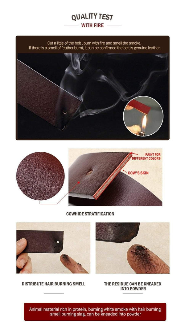 Planet Gates Belts For Men Genuine Leather Cowskin Black Belt Automatic Buckle High Quality Business Male Men's Belts