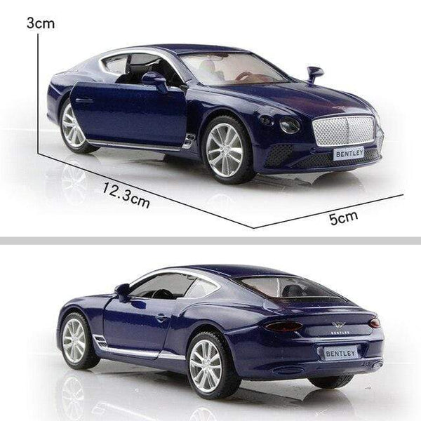 Planet Gates Bentley 2019 Blue 1:36 Alloy Car Honda Acura Chevrolet Dodge Golf RMZ city Diecasts Toy Vehicles Simulation Exquisite Model 5 Inch Children Gifts