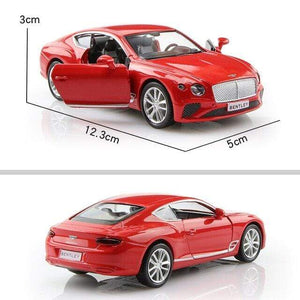 Planet Gates Bentley 2019 Red 1:36 Alloy Car Honda Acura Chevrolet Dodge Golf RMZ city Diecasts Toy Vehicles Simulation Exquisite Model 5 Inch Children Gifts