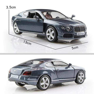 Planet Gates Bentley V8 Navy Blue 1:36 Alloy Car Honda Acura Chevrolet Dodge Golf RMZ city Diecasts Toy Vehicles Simulation Exquisite Model 5 Inch Children Gifts