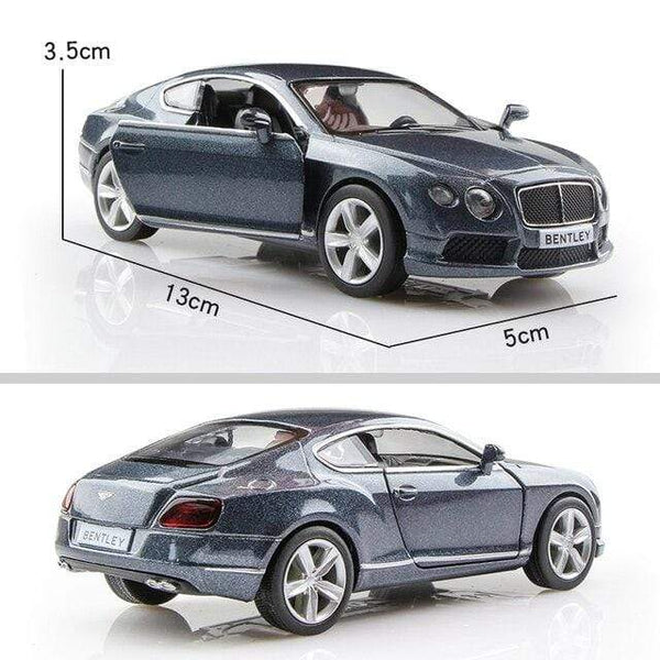 Planet Gates Bentley V8 Navy Blue 1:36 Alloy Car Honda Acura Chevrolet Dodge Golf RMZ city Diecasts Toy Vehicles Simulation Exquisite Model 5 Inch Children Gifts