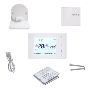 Planet Gates Beok WiFi & RF Wireless Thermostat For Gas Boiler Room Heating Remote Smart Temperature Controller Works With Google Home Alexa (BOT306RF-WIFI 220V-240V)