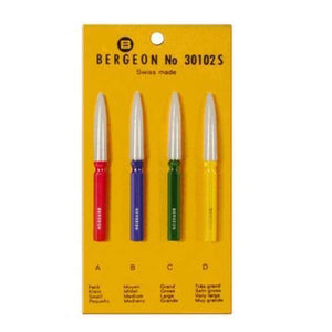 Planet Gates Bergeon 30102-S Set of 4 Watch Oilers for Watchmakers