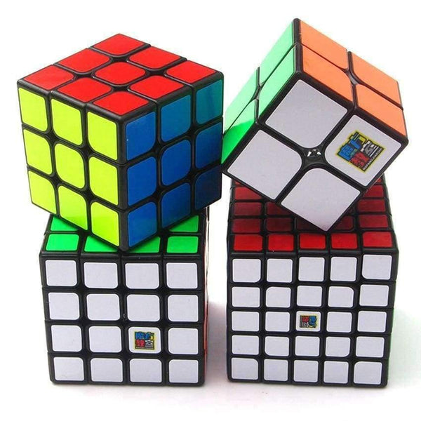 Planet Gates Best Birthday Gift 4PCS/Set 2x2x2 3x3x3 4x4x4 5x5x5 Stickerless Magic Cube Puzzle for Boys 2*2*2 3*3*3 4*4*4 5*5*5 Moyu Cubes