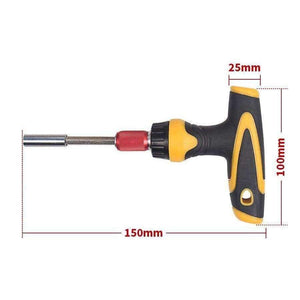Planet Gates Betals Ratchet Handle Magnetism Extension Rod Scalable T Shape Screwdriver Hand Shank Handle Dismountable Sockets Hand Tools