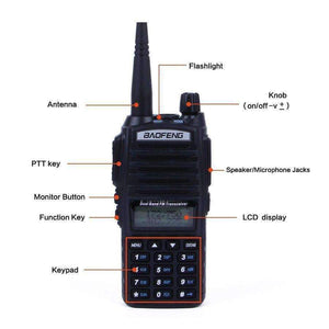 Planet Gates BF-888S Walkie Talkie  5W UHF 400-470MHZ Handheld Portable CB Ham Radio walkie talkie Set communication equipment