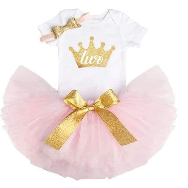 Planet Gates BF Two Little Girl 1st Birthday Party Sets Baby Tutu Cake Smash Outfits Sets First Christmas Gift Toddler Girls Kids Baptism Clothes