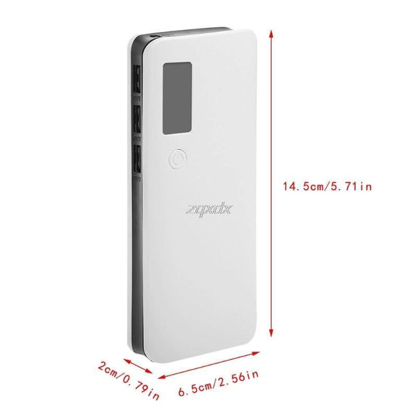 Planet Gates BGY 3 USB Ports 5x 18650 DIY Portable Battery Holder LCD Display Power Bank Case Box Case Z07 Drop ship