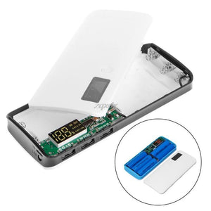 Planet Gates BGY 3 USB Ports 5x 18650 DIY Portable Battery Holder LCD Display Power Bank Case Box Case Z07 Drop ship
