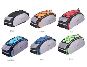 Planet Gates Bicycle 13L Carrier Bag Bike Rack Pannier Trunk Basket Back Seat Shelf Pouch Cycling Luggage Shoulder Handbag 14541