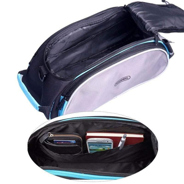 Planet Gates Bicycle 13L Carrier Bag Bike Rack Pannier Trunk Basket Back Seat Shelf Pouch Cycling Luggage Shoulder Handbag 14541