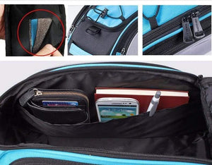 Planet Gates Bicycle 13L Carrier Bag Bike Rack Pannier Trunk Basket Back Seat Shelf Pouch Cycling Luggage Shoulder Handbag 14541