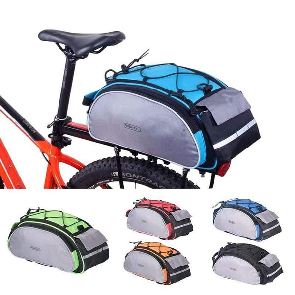 Planet Gates Bicycle 13L Carrier Bag Bike Rack Pannier Trunk Basket Back Seat Shelf Pouch Cycling Luggage Shoulder Handbag 14541
