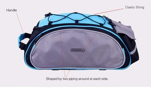 Planet Gates Bicycle 13L Carrier Bag Bike Rack Pannier Trunk Basket Back Seat Shelf Pouch Cycling Luggage Shoulder Handbag 14541