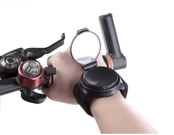Planet Gates Bicycle Back Mirror Cycling 360 degree Rotate MTB Arm Wrist Strap Rear View Bike Accessories Bicycle Rearview