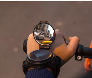 Planet Gates Bicycle Back Mirror Cycling 360 degree Rotate MTB Arm Wrist Strap Rear View Bike Accessories Bicycle Rearview