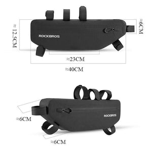 Planet Gates Bicycle Bag Cycling Triangle Saddle Frame Pouch Bags Rode MTB Waterproof Top Tube Front Frame Tool Kit Bag Accessories