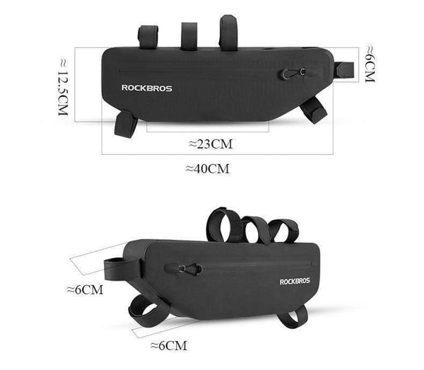 Planet Gates Bicycle Bag Cycling Triangle Saddle Frame Pouch Bags Rode MTB Waterproof Top Tube Front Frame Tool Kit Bag Accessories