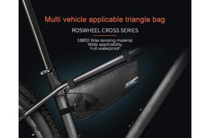 Planet Gates Bicycle Bags 1680D Nylon Full Waterproof Bike upper tube bags Cycling Triangle Saddle Bags Accessories CROSS SERIES