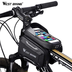 Planet Gates Bicycle Bags Front Frame High-quality MTB Bike Bag Cycling Accessories Waterproof Screen Touch Top Tube Phone Bag