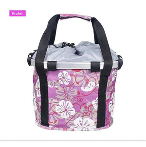 Planet Gates Bicycle Basket Handlebar Pannier Cycling Carryings Holder Bike Riding Pouch Cycle Biking Front Baggage Bag 3.0KG Load