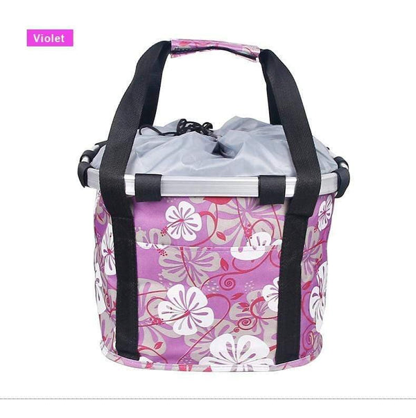Planet Gates Bicycle Basket Handlebar Pannier Cycling Carryings Holder Bike Riding Pouch Cycle Biking Front Baggage Bag 3.0KG Load