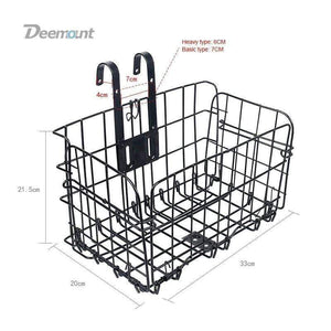 Planet Gates Bicycle Basket Handlebar Pannier Cycling Carryings Iron Casing Pouch Cycle Luggage Bag Heavy Duty / Basic Type Options