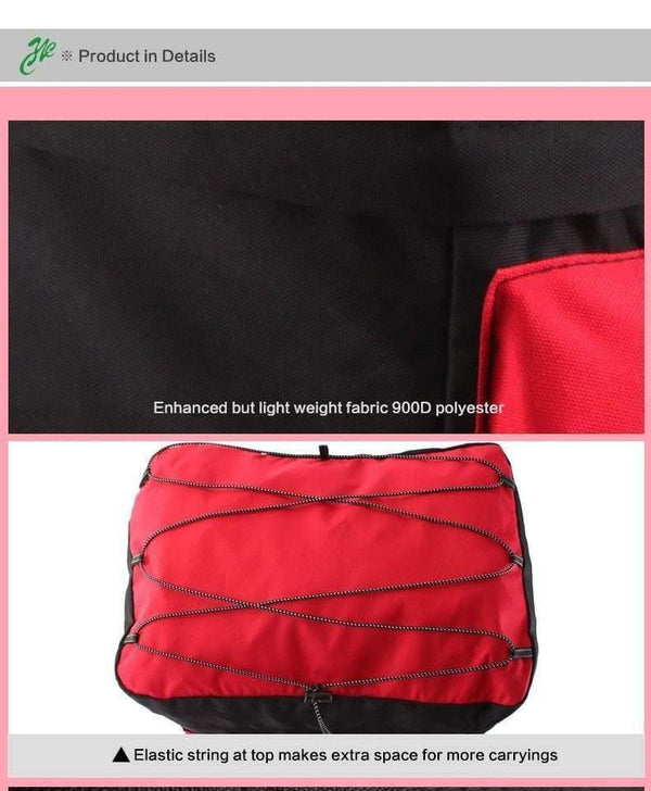 Planet Gates Bicycle Carrier Bag 60L Rear Rack Trunk Bike Luggage Back Seat Pannier Two  Bags Outdoor Cycling Saddle Storage 14590