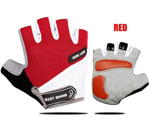 Planet Gates Bicycle Gloves Half-finger Breathable MTB Road Bike Gloves Anti-skid Mat Motorcycle Men Women Sports Cycling Gloves