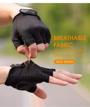 Planet Gates Bicycle Gloves Half-finger Breathable MTB Road Bike Gloves Anti-skid Mat Motorcycle Men Women Sports Cycling Gloves