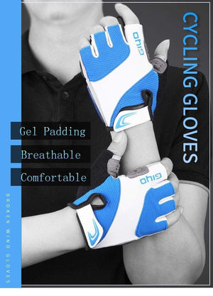 Planet Gates Bicycle Gloves Half Finger Outdoor Sports Gloves For Men Women Gel Pad Breathable MTB Road Racing Riding Cycling Gloves DH