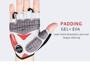 Planet Gates Bicycle Gloves Half Finger Outdoor Sports Gloves For Men Women Gel Pad Breathable MTB Road Racing Riding Cycling Gloves DH