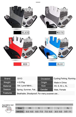Planet Gates Bicycle Gloves Half Finger Outdoor Sports Gloves For Men Women Gel Pad Breathable MTB Road Racing Riding Cycling Gloves DH