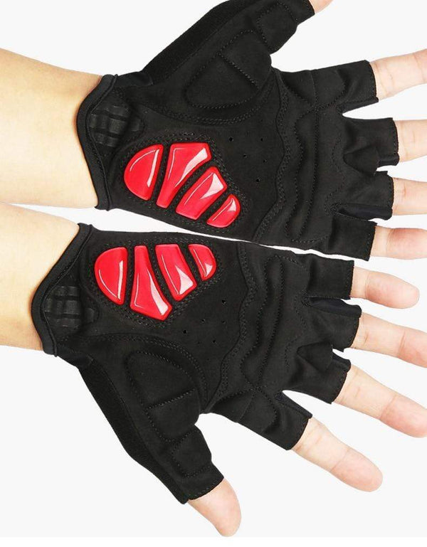 Planet Gates Bicycle Half Finger Gloves Breathable Lycra Fabric Men Women Cycling Gloves Road Bike Riding MTB DH Racing Outdoor Mittens